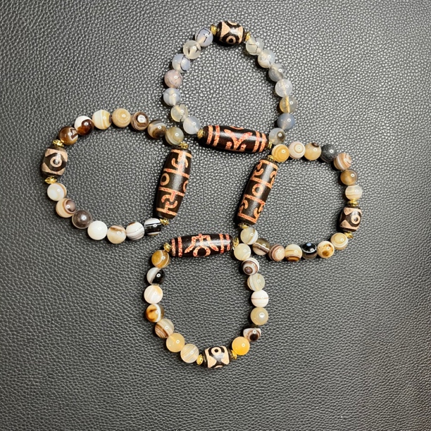 A66 地龙丹带多宝藏珠手串 多样性发其一