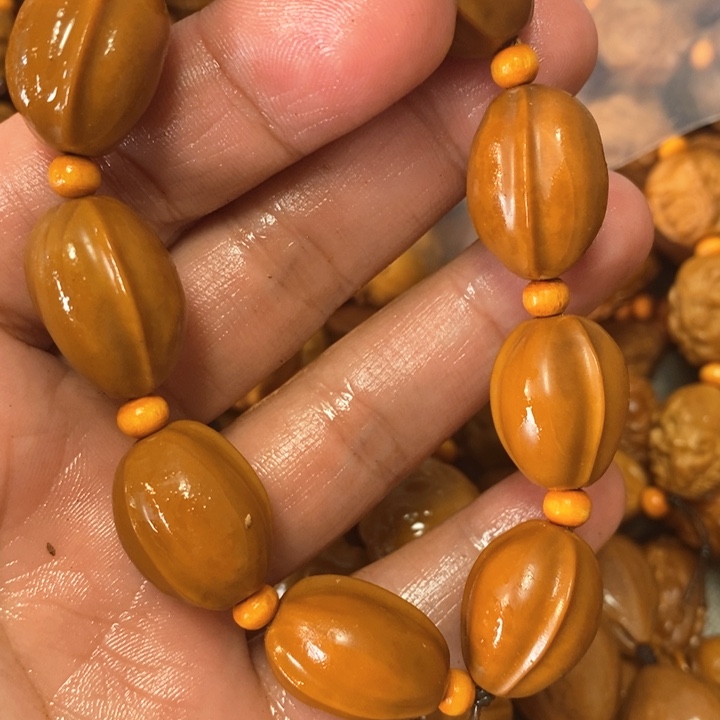 橄榄核手串/手链橄榄微瑕鲨鱼背