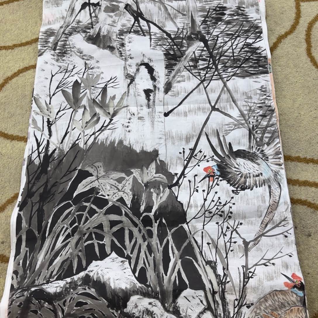 国画赵家爱老师三尺刘