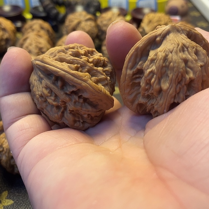 话***费文玩核桃吊坠虎头