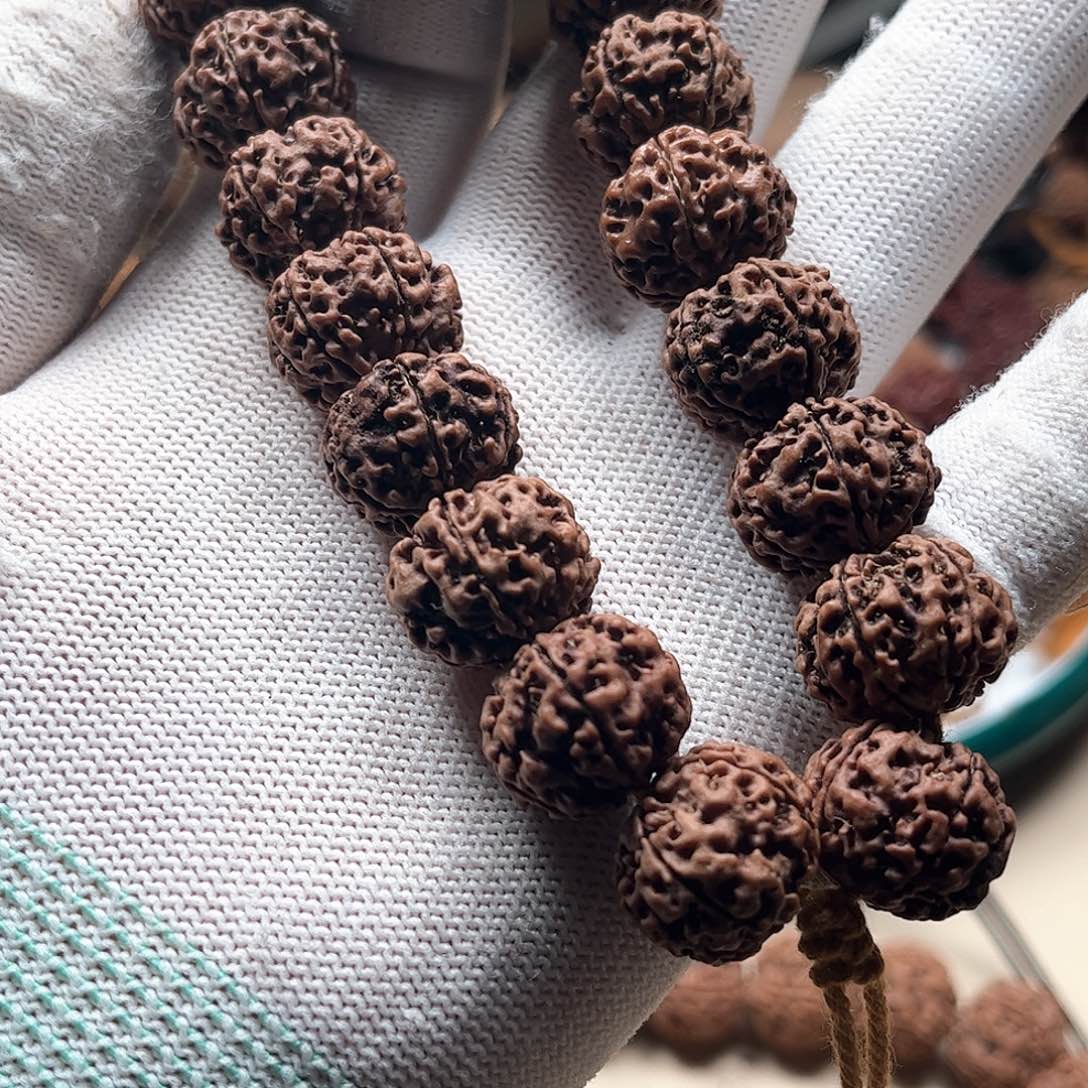 金刚菩提手串文***师17梅花双龙，不退不换