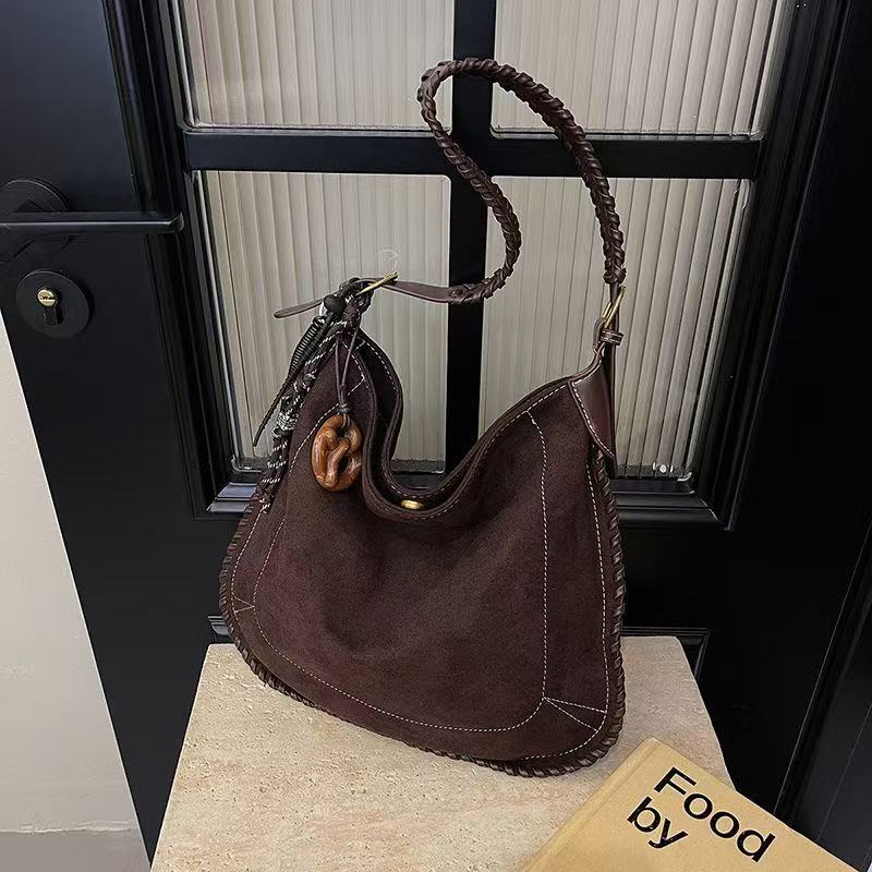 【k001-100】百搭女包单肩斜挎包包大容量复古经典女包