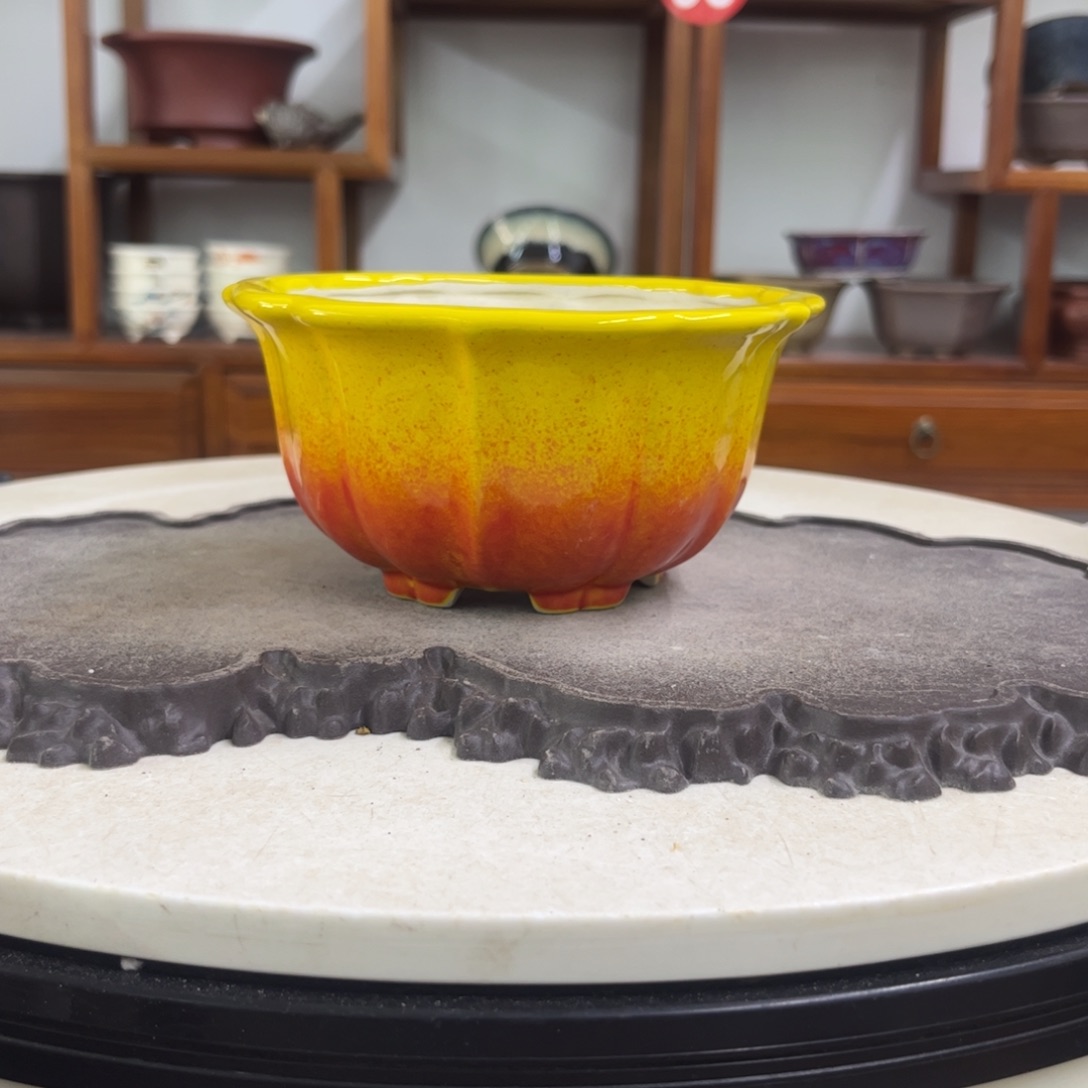 紫砂花盆瑕疵7.5-15。。