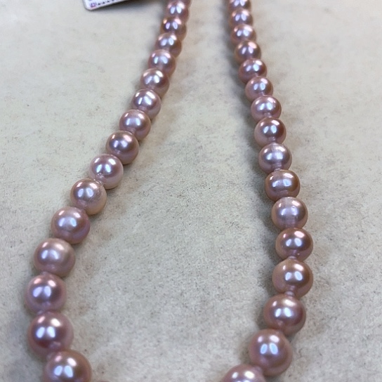 淡水珍珠颈饰银S925镶嵌