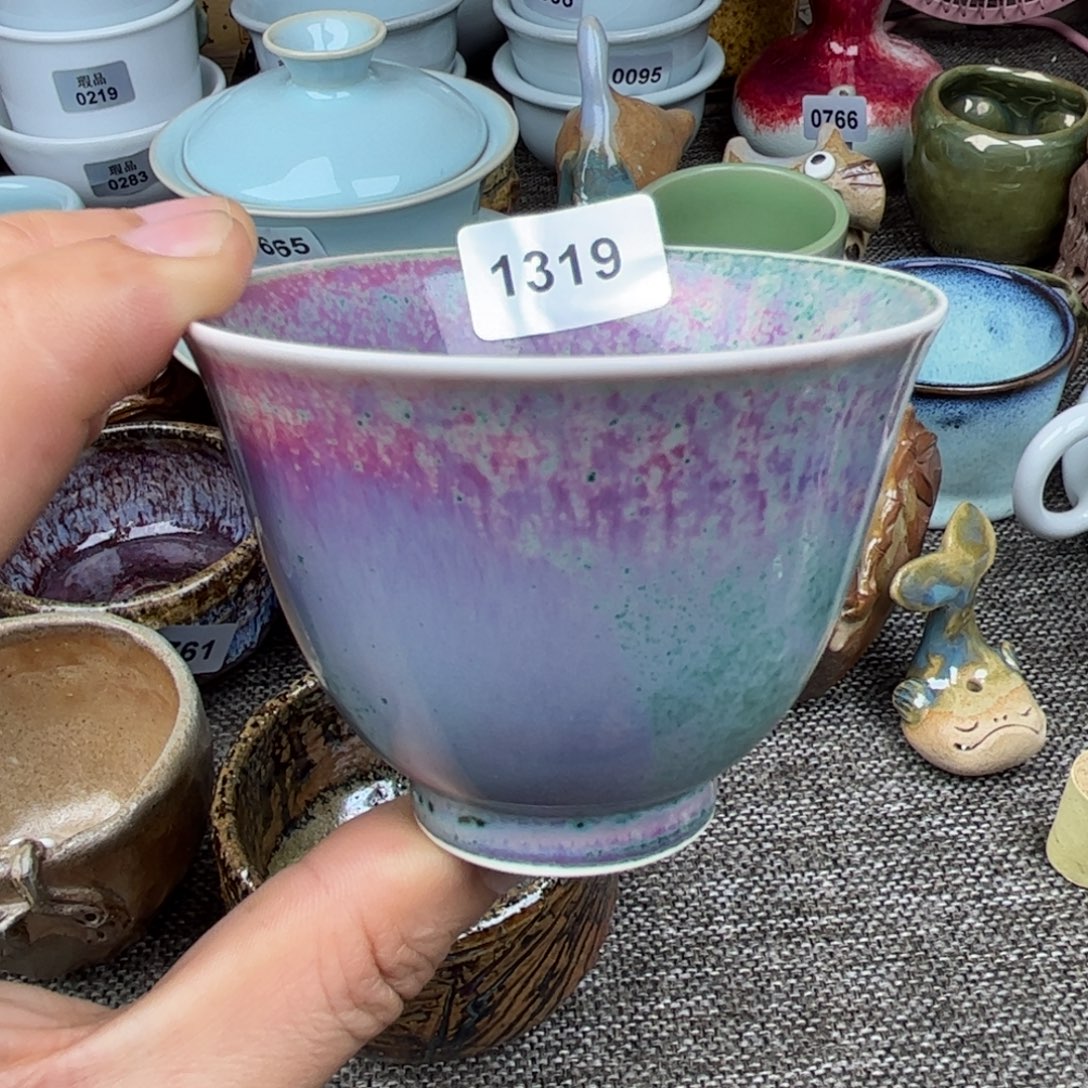 钧瓷杯子窑口自播原矿钧瓷25