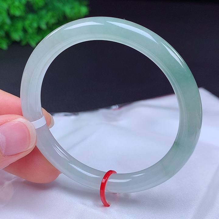 翡翠未镶嵌手镯53圈口432114