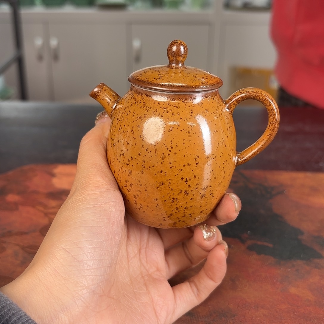 龙泉云间青瓷小米茶器