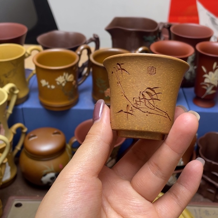 紫砂茶杯紫砂主人杯