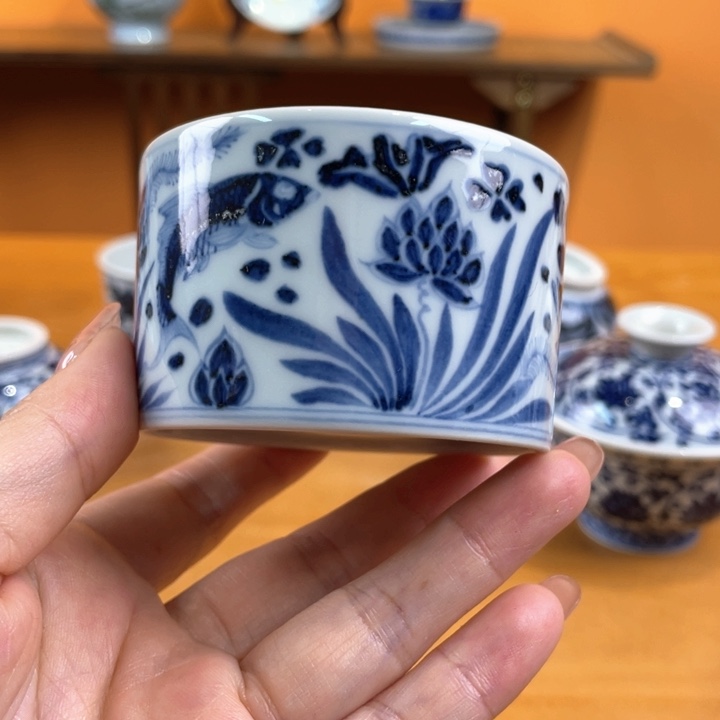 杯子景德镇手绘哈哈哈哈