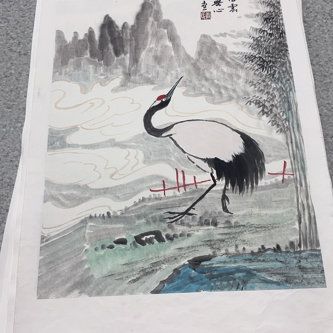 国画1.4平尺国画作品