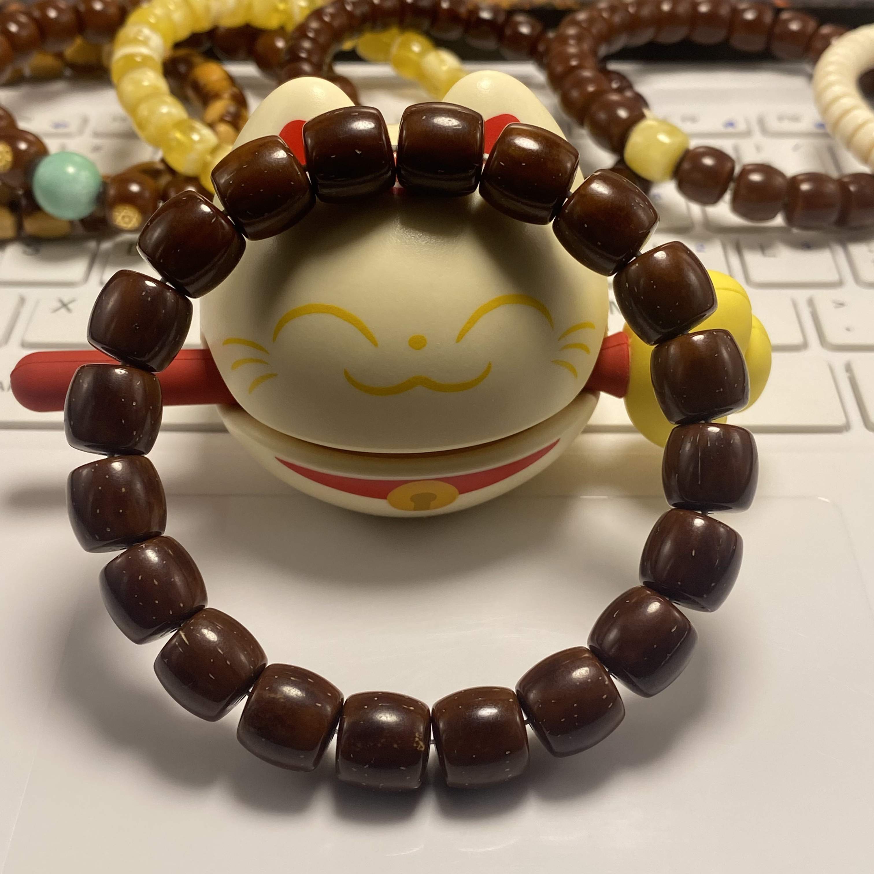 紫金鼠直切毕业级 落地红 走色王工作室精品实心鼠卡11.5男女手链