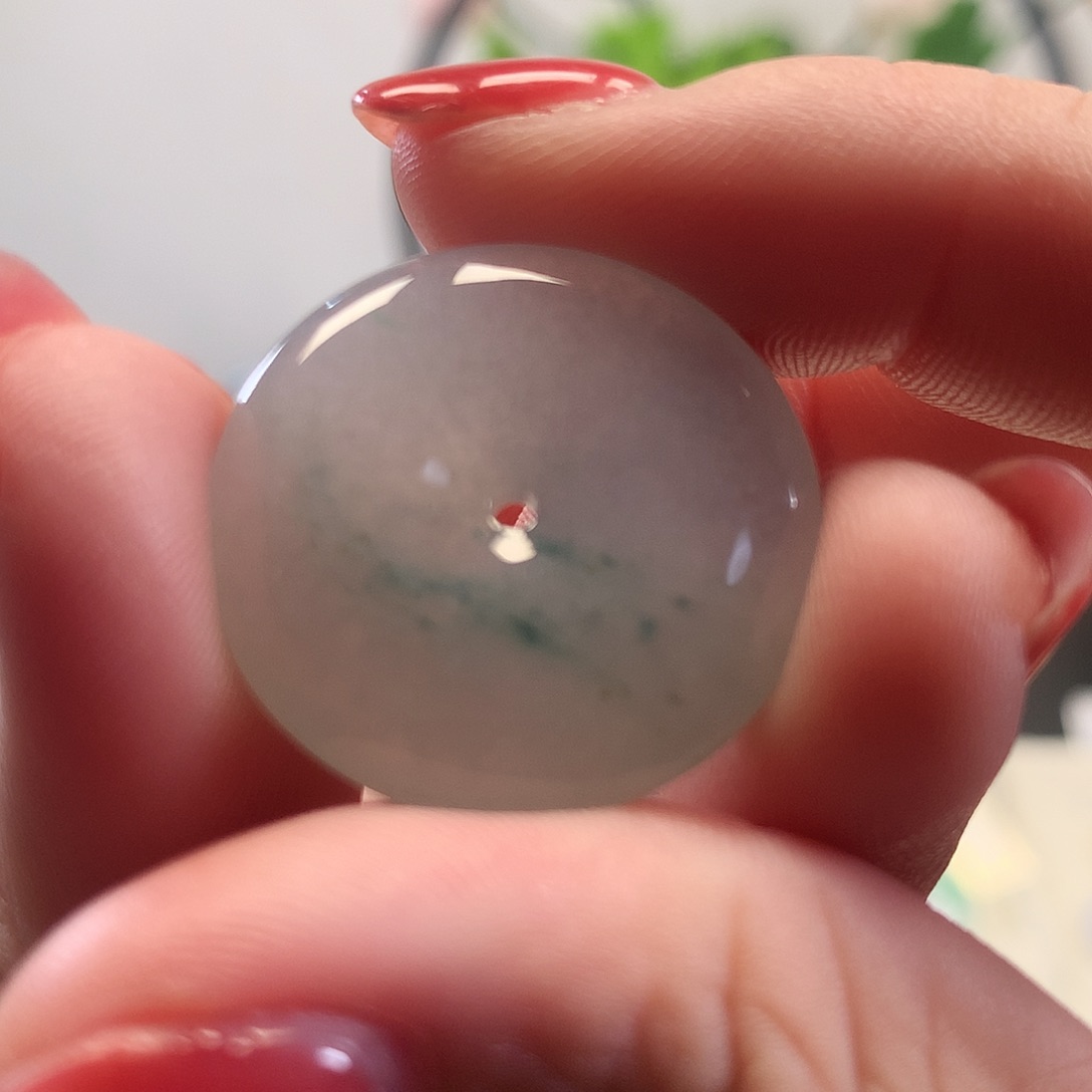 翡翠未镶嵌颈饰天然翡翠A货平安扣