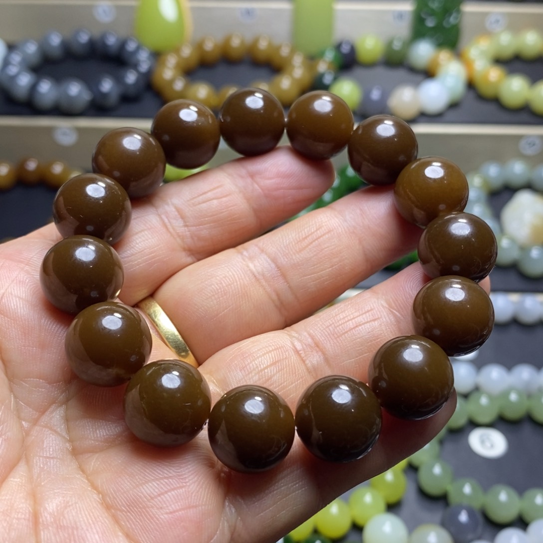 和田玉手串未镶嵌