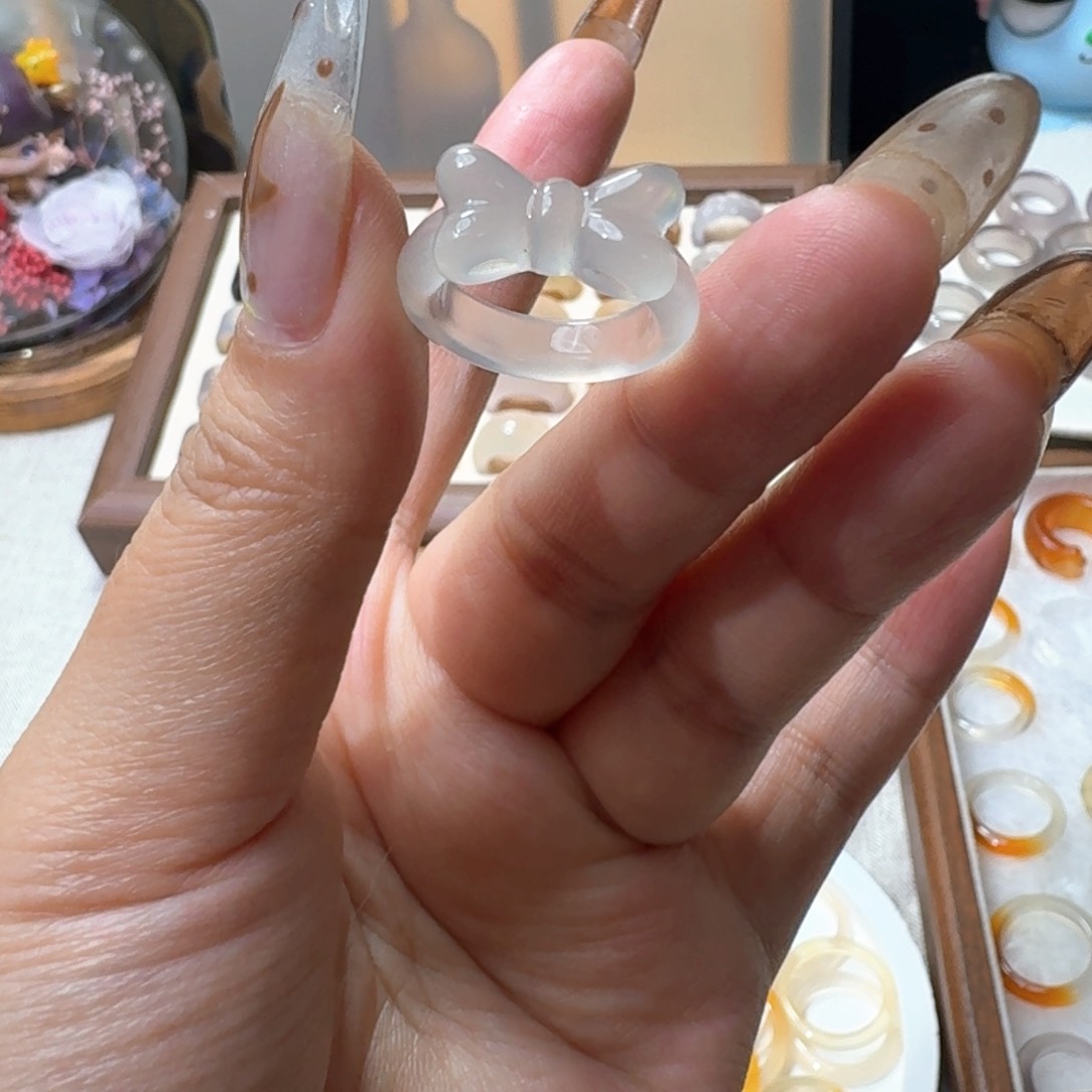 未镶嵌戒指玛瑙/玉髓335港10