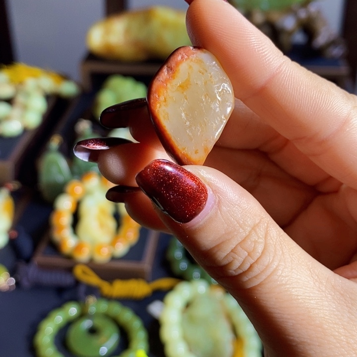 和田玉手链未镶嵌W****弯