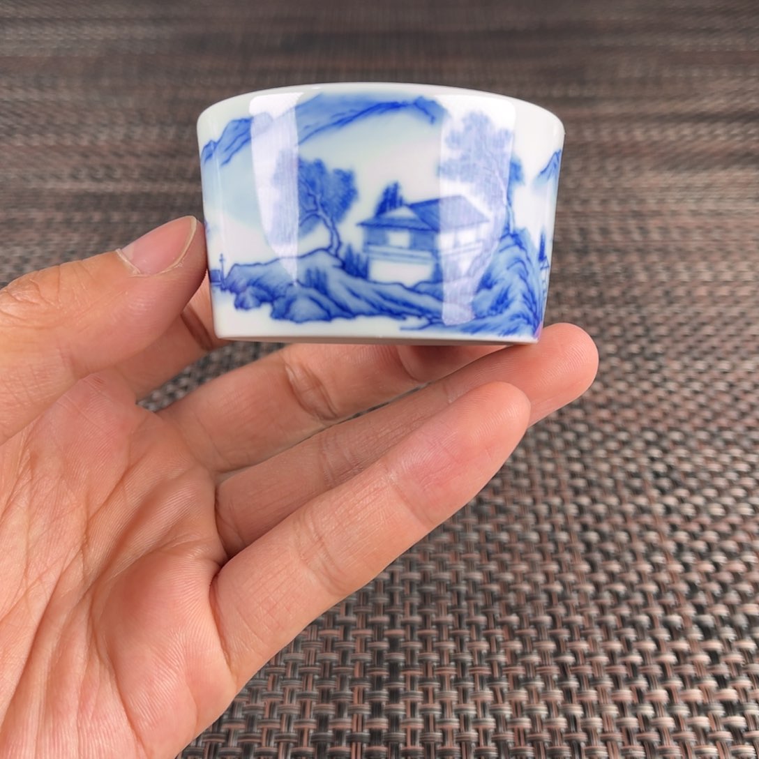 瓷片景德镇陶瓷杯子里