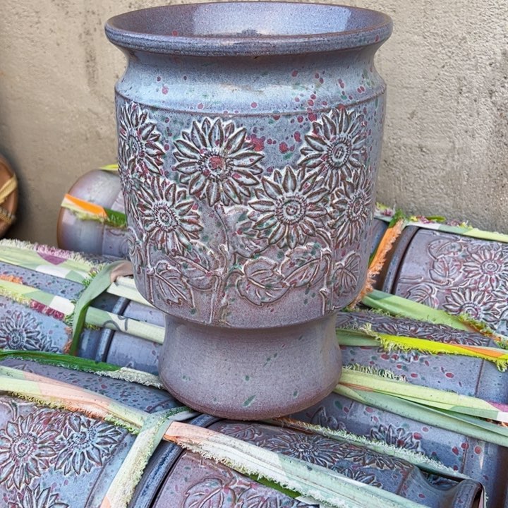 紫砂花盆高度32口21