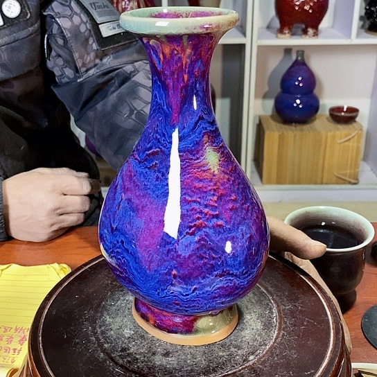 摆件尚峰钧窑作品摆件