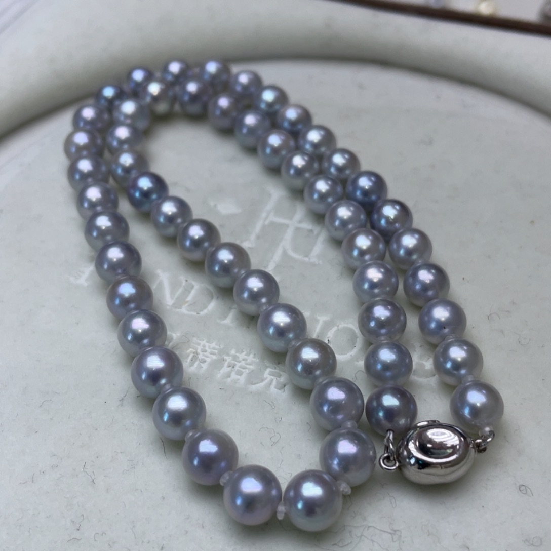 海水珍珠颈饰银S925镶嵌
