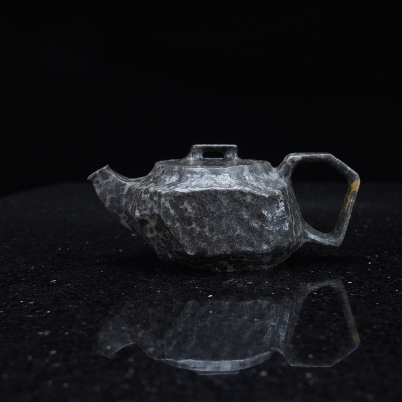 【坦荡】180cc天然冰碛岩手工石茶壶高端送礼茶器