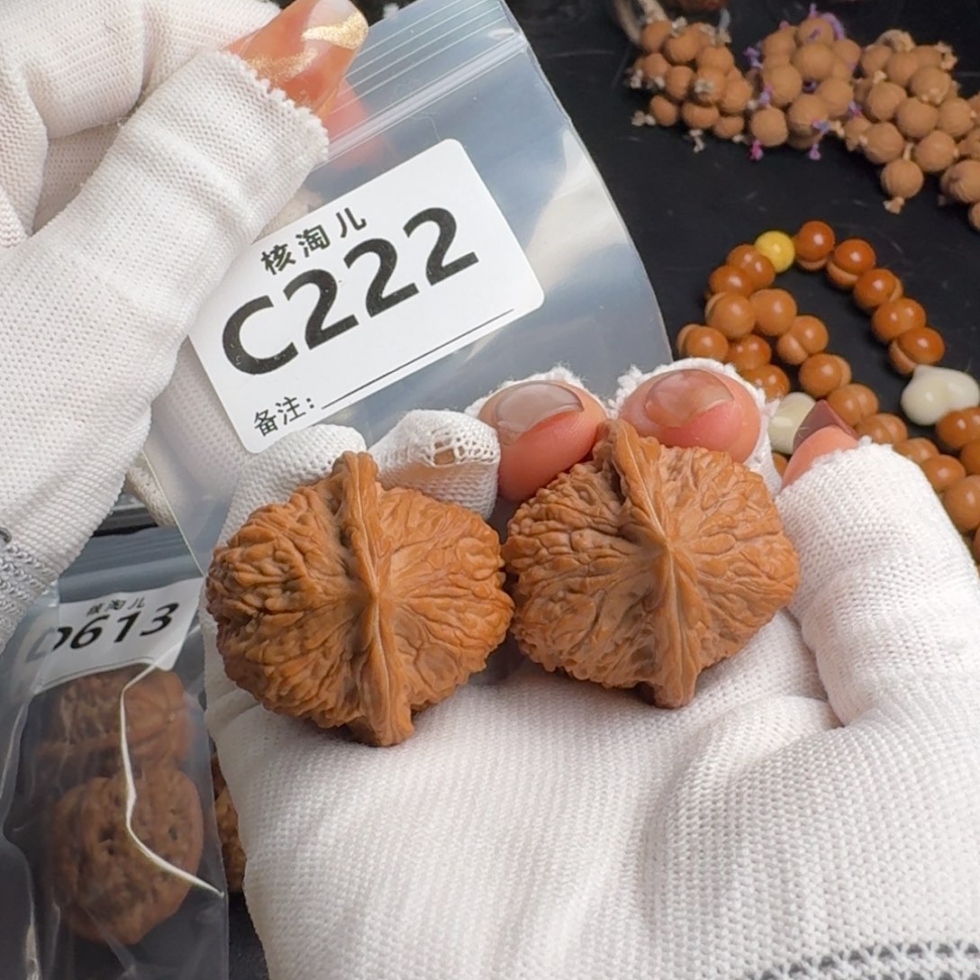 把件文玩核桃36金钱豹C222