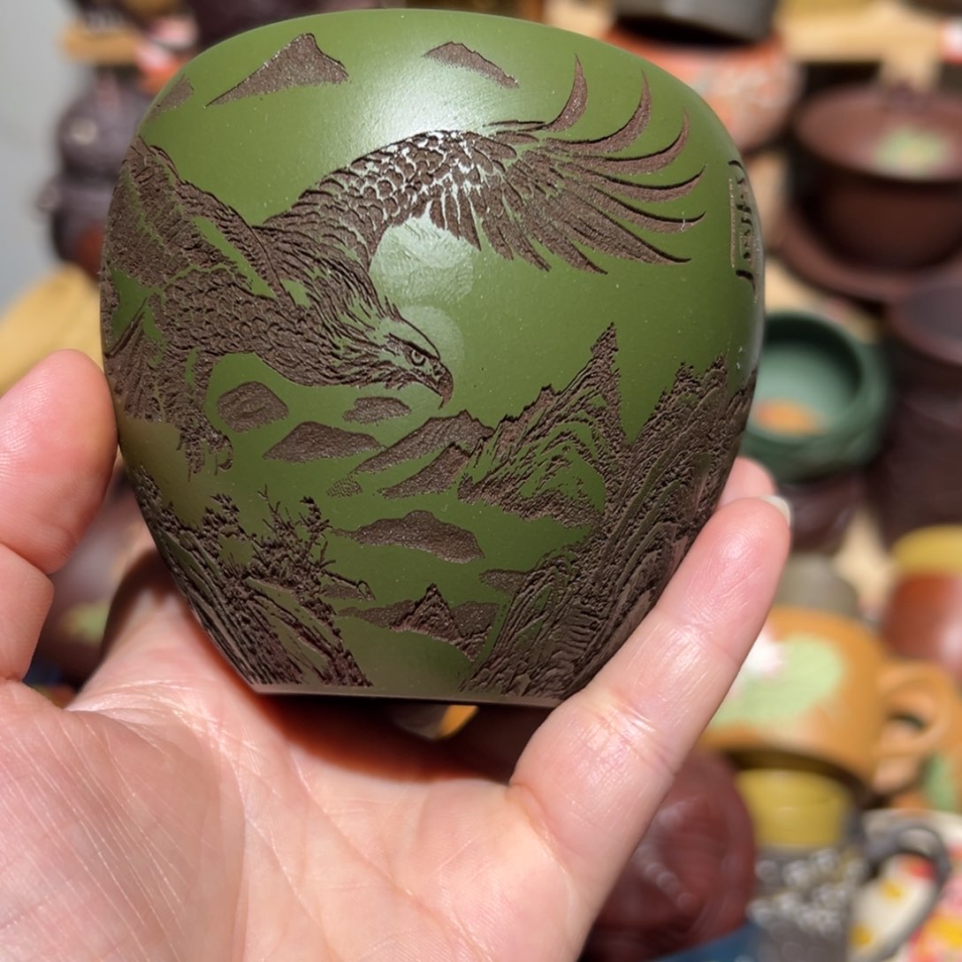 紫砂茶杯宜兴紫砂主人杯