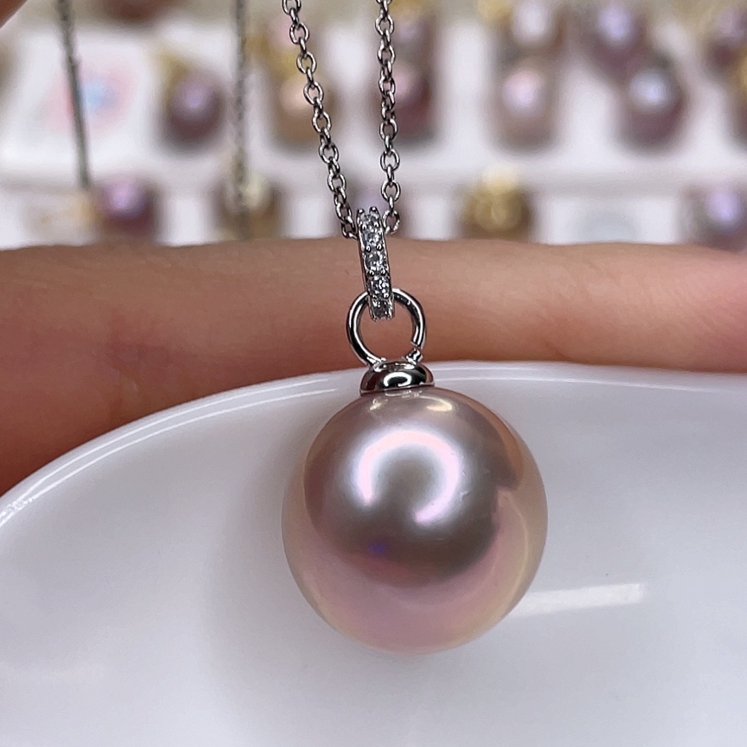 淡水珍珠未镶嵌吊坠(赠链)