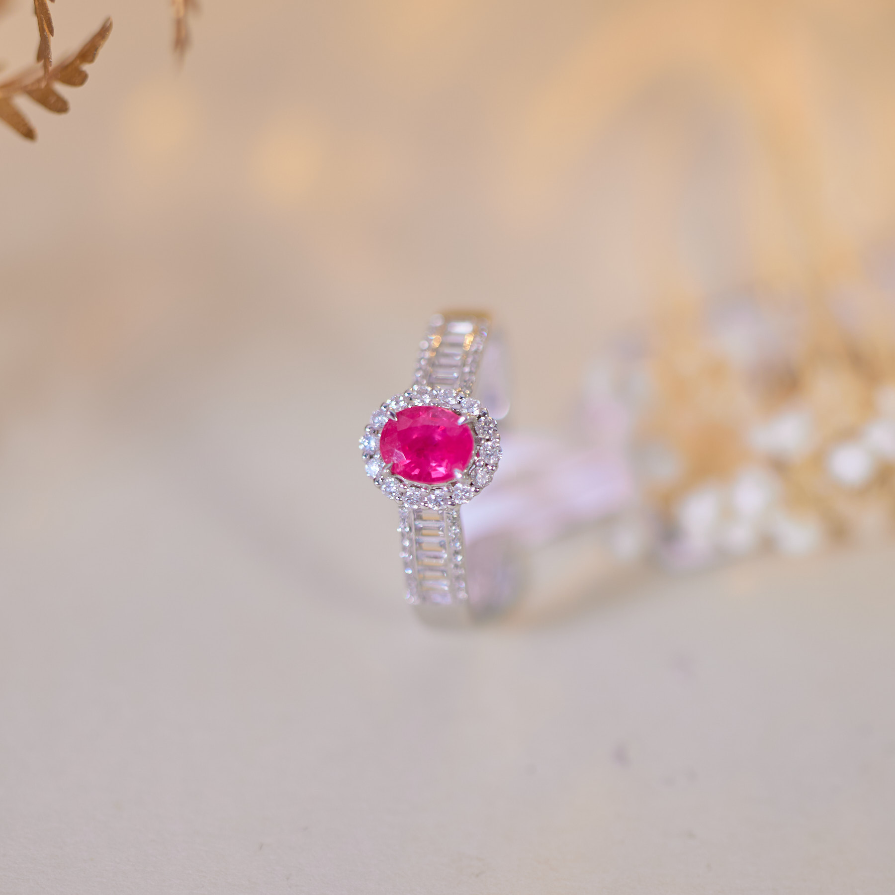 【歪歪】红宝石戒指*18K金（多样性发一）XB-S7750