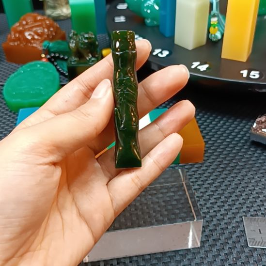 印石寿山石西安倔绿