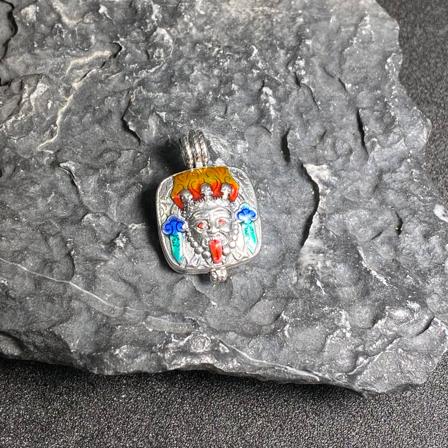 吊坠925银 扎基拉姆前世今生吊坠(不含链) C91108 百搭复古