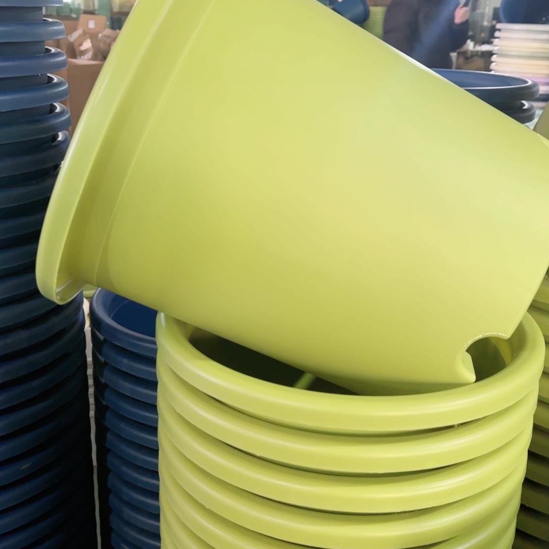 树脂四季盆8#无拖果绿微瑕3