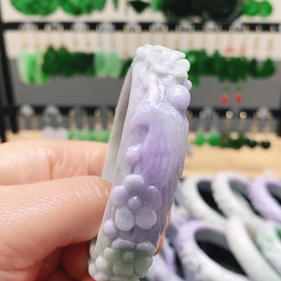 翡翠未镶嵌耳饰挂件