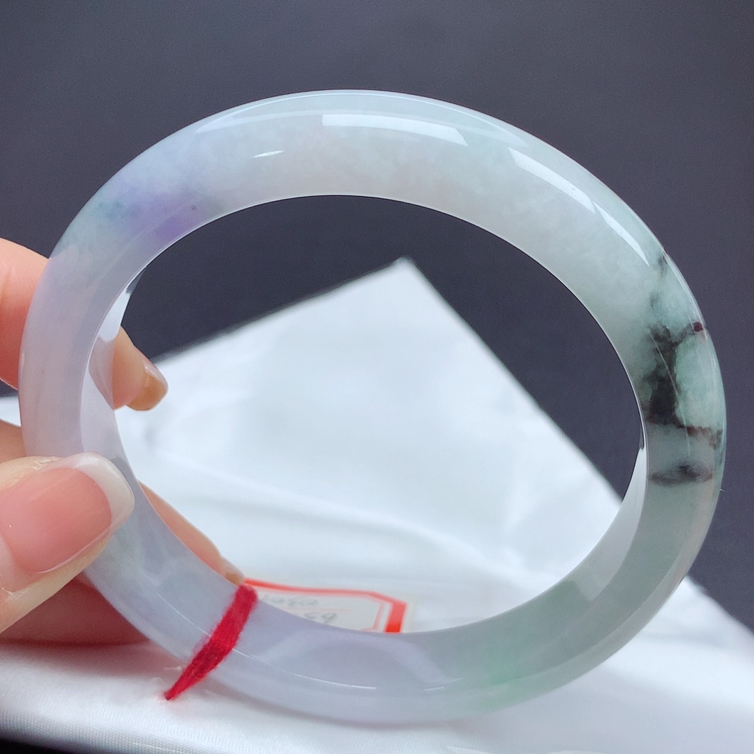 翡翠手镯未镶嵌63.7圈口