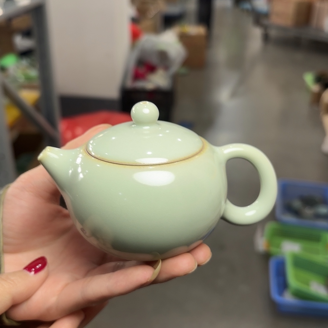 龙泉云间青瓷小米茶器