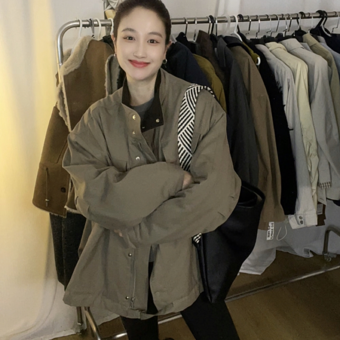 2025秋冬新款百搭复古宽松