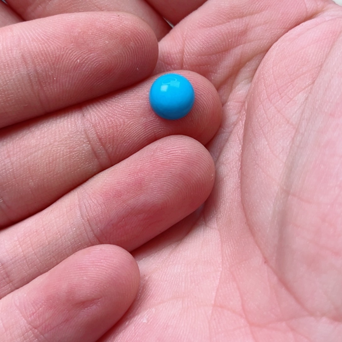 绿松石戒面未镶嵌壶*