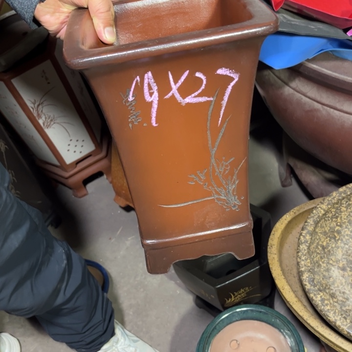 紫砂花盆紫砂花盆