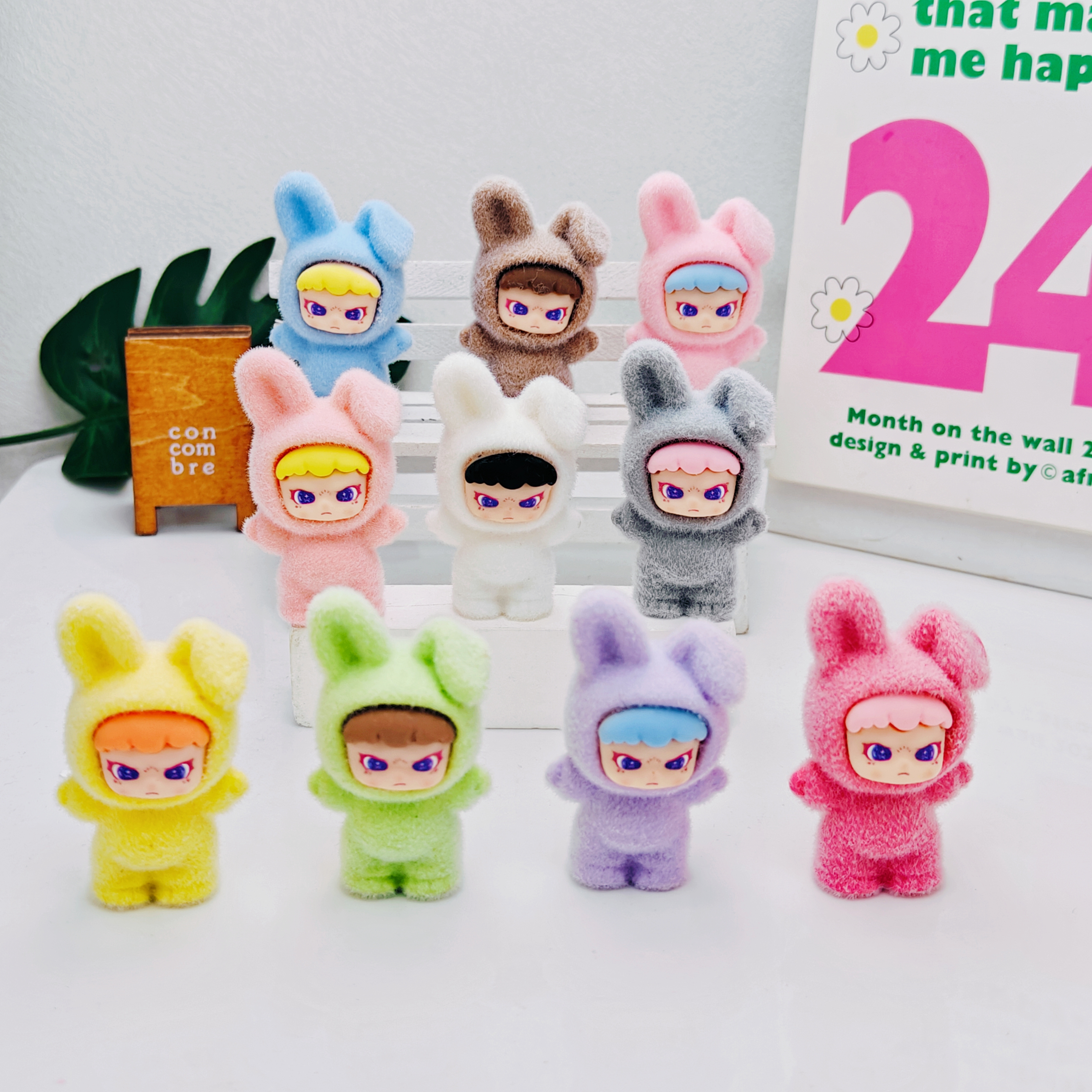 植绒大表姐diy树脂摆件