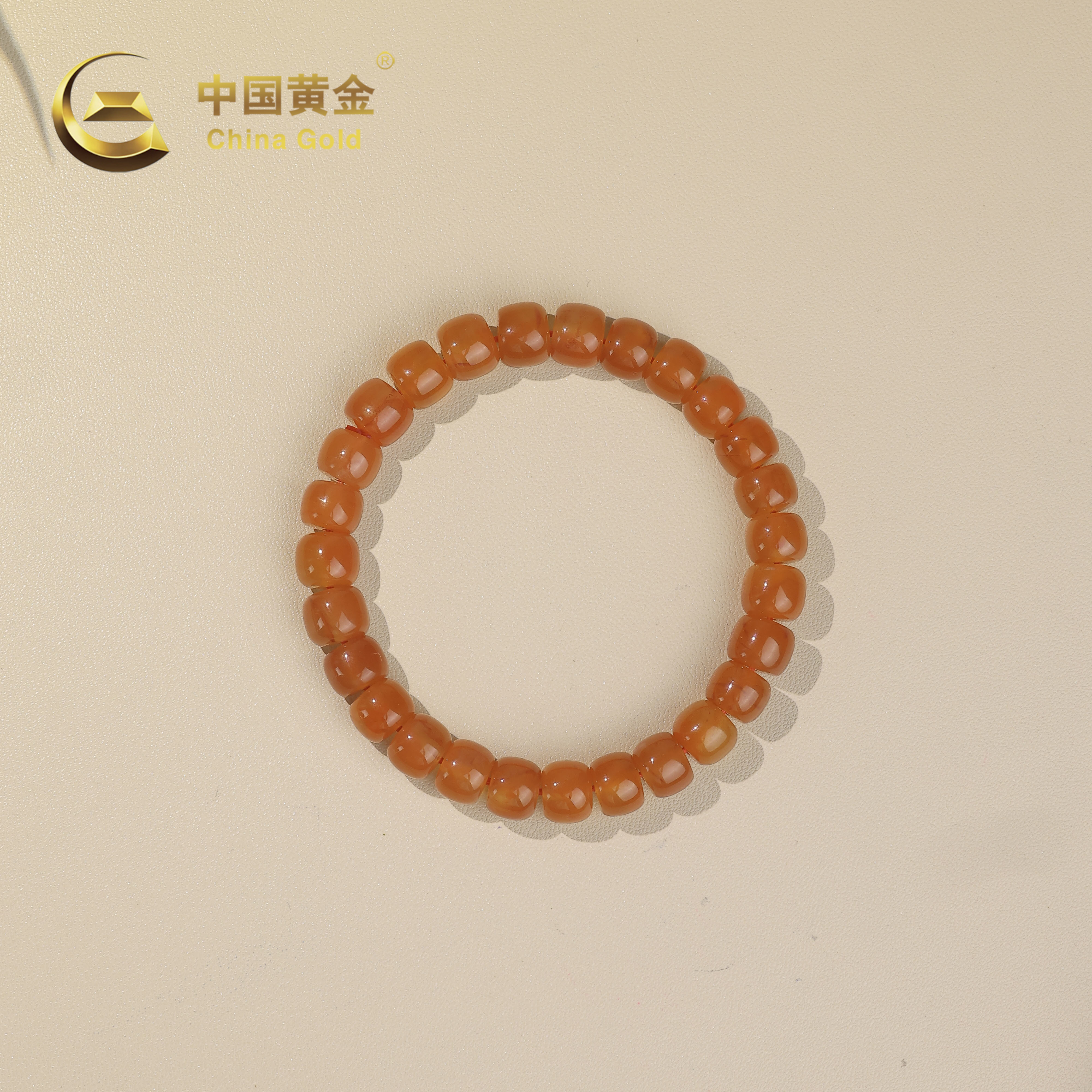  【中国黄金】挚霞 | 南红*手串*未镶嵌-S3940-臻