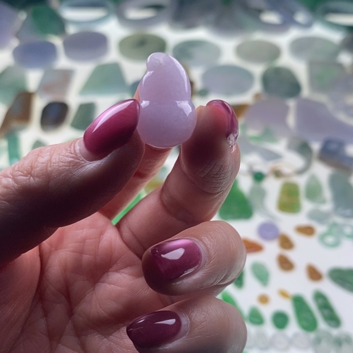 翡翠未镶嵌挂件天然翡翠