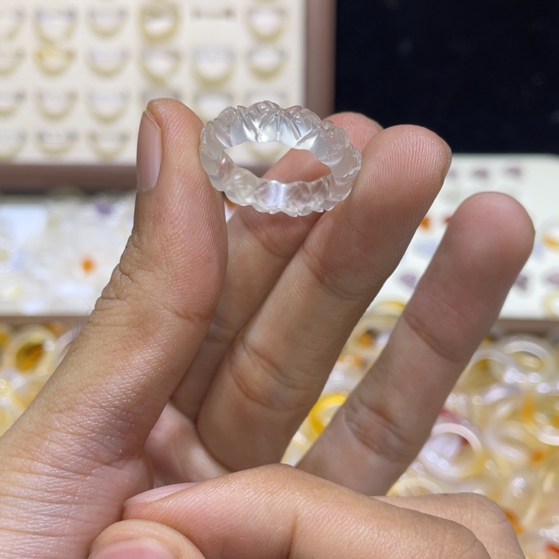 玛瑙/玉髓合金戒指502号港16