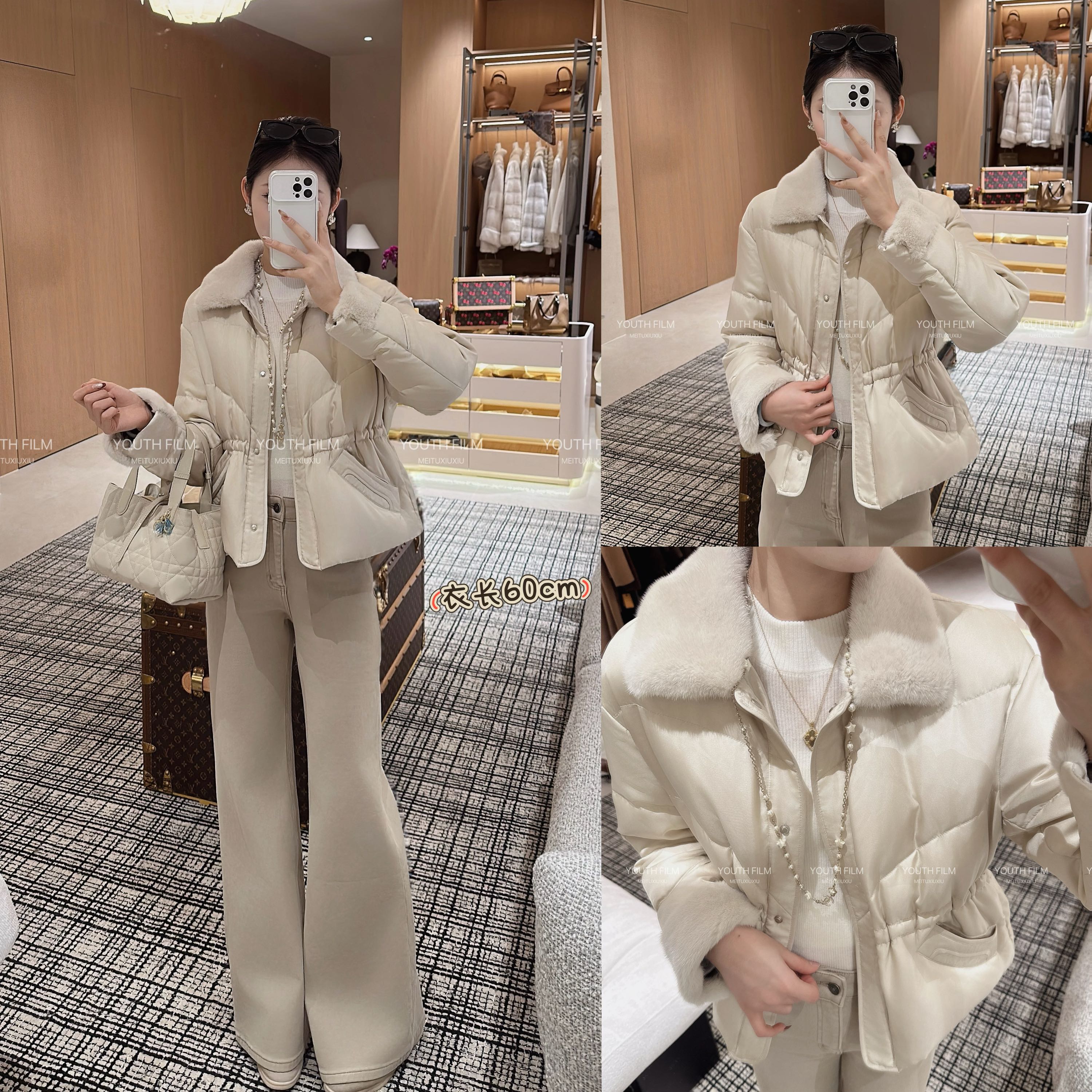 【YOUTH FILM】东方雅韵～水貂鹅绒服1006