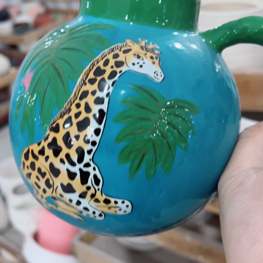 有孔，陶瓷花盆满10米包邮发货