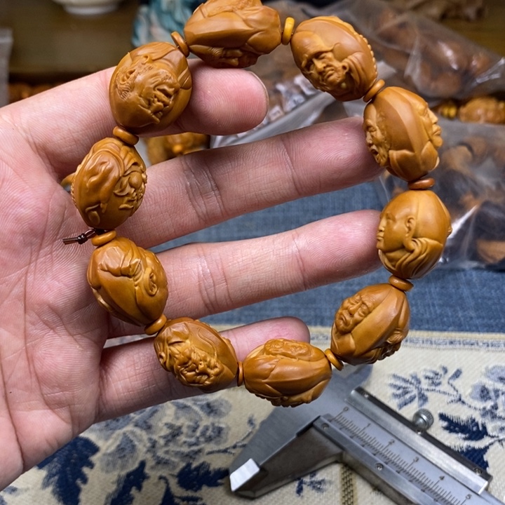 橄榄核手串/手链橄榄核雕工艺手串