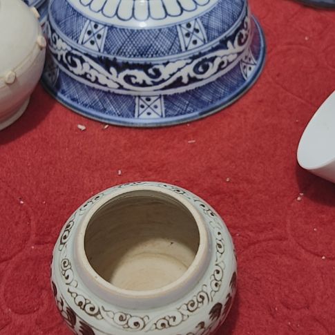 罐归*一个青花袖里红小罐