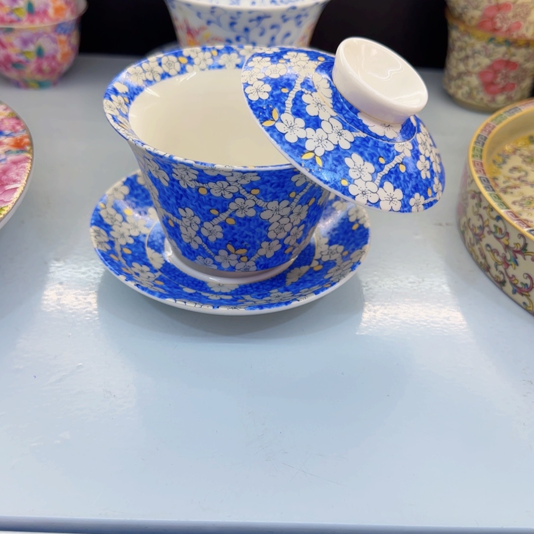 这些盖碗真好看！！！