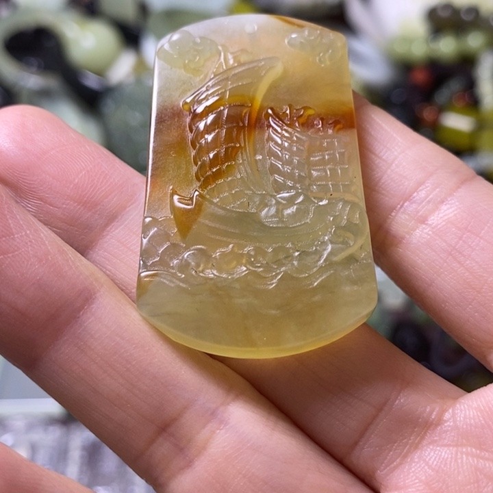 岫玉岫玉挂件未镶嵌