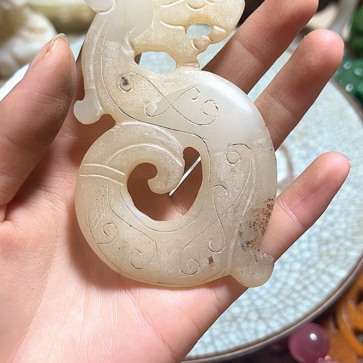 紫金钵盂菩提把件