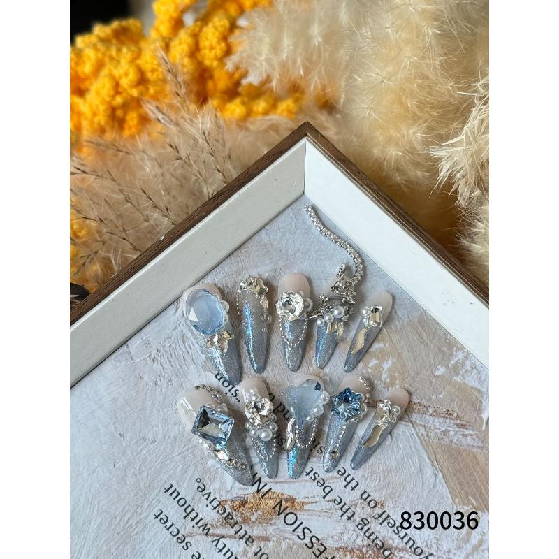 娇娇专属 三号链接【】纯手工穿戴甲小众设计可反复穿戴美甲