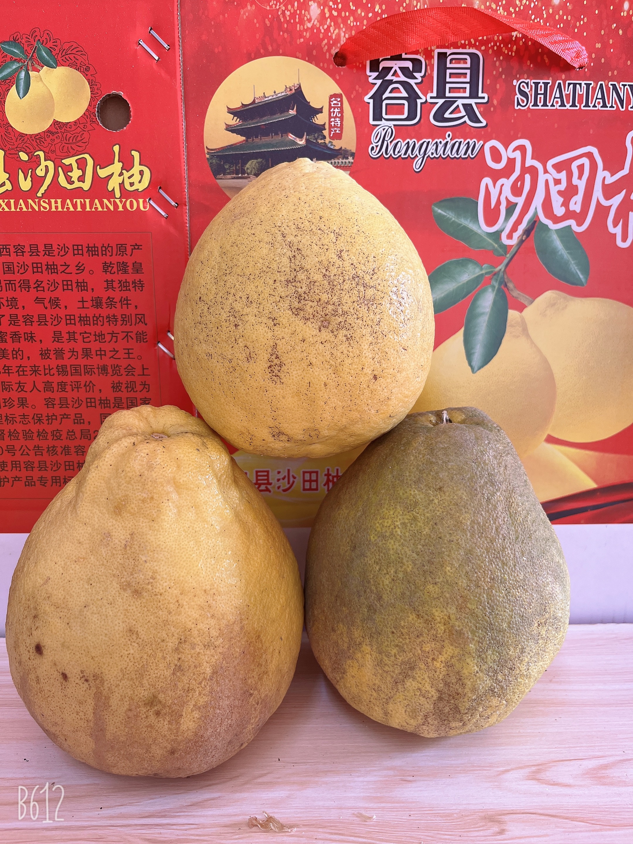 （仅限两广下单）广西容县正宗自良沙田柚老树果花皮果